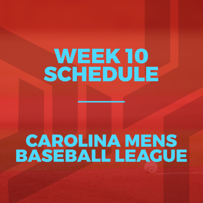 Week 10 Schedule